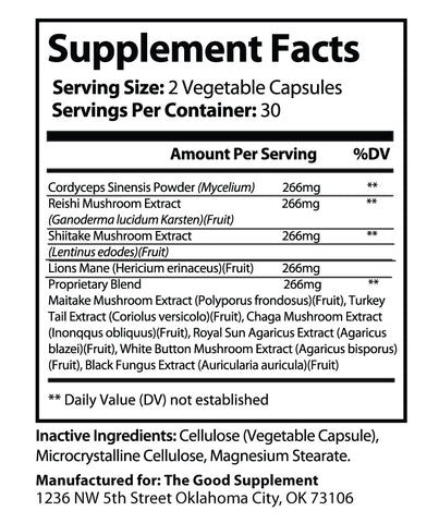 Mushroom Immunity Boost